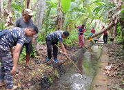 Aksi Kegiatan Sosial Pos TNI AL Midai Untuk Warga di Pulau Midai
