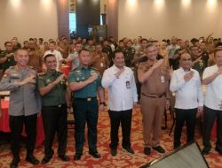 Perkuat Sinergitas Antar Unsur Forkopimda, Danlanal Dumai Hadiri Pembinaan dan Monitoring Evaluasi Forkopimda Tingkat Pusat