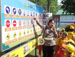 Seru dan Edukatif! Anak-Anak TK Belajar Tertib Lalu Lintas di Satpas Singosari