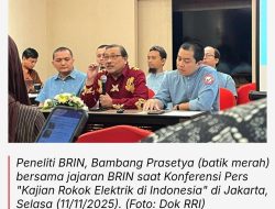 BRIN Ungkap Hasil Uji Laboratorium Rokok Elektrik