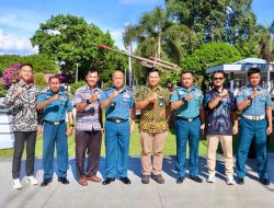 Dankodaeral IX Terima Courtesy Call Kepala Kantor Cabang Pelni Ambon