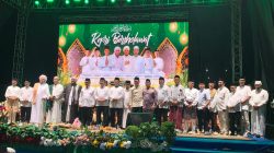 Danlanal Bintan Hadiri Kepri Bersholawat