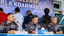 Guspurla Koarmada III Gelar Press Release Kapal Ikan Bermuatan BBM Ilegal