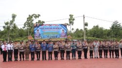 Sinergitas TNI/Polri, Lanal Bintan Ikuti Gelar Pasukan Operasi Zebra Seligi 2025