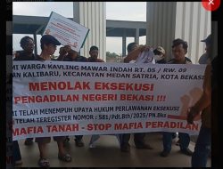Soroti undangan Rapat kordinasi Cacat Prosedur dan Dugaan Ketidakwajaran Pengadilan bekasi di gruduk warga