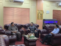 Danlanal Simeulue Laksanakan Kunker Ke Posal Singkil Serta Jalin Silaturahmi Dengan Forkopimda Aceh Singkil