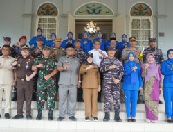 Perkuat Diplomasi Maritim di Negeri Istana, Danlanal Dumai Tegaskan Komitmen Kerjasama Dengan Pemerintah Kabupaten Siak