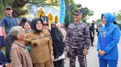 Semangat Pengabdian Sambut Hari Armada RI, Lanal Dumai Gelar Pasar Murah dan Khitanan Massal di Kabupaten Siak