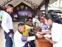 Bersama Untuk Kemanusiaan, Baksos dan Bakkes Kodaeral X Meriahkan Peringatan Hari Armada RI