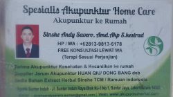 AKUNPUNTKUR Kesehatan dan  Kecantikan,  Shinse Andy Savero, Siap ke Tempat  Anda !!!