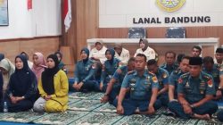 Jelang HUT Armada RI Ke-80 Tahun 2025, Prajurit Lanal Bandung Gelar Doa Bersama