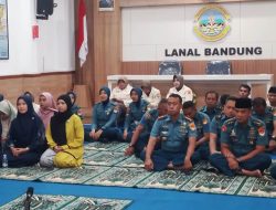 Jelang HUT Armada RI Ke-80 Tahun 2025, Prajurit Lanal Bandung Gelar Doa Bersama