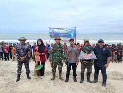 Pantai Santolo Garut Menjadi Sasaran Berikutnya Bersih Pantai (Jabar Raksa Sagara) TNI AL Bandung Bersama DKP Provinsi Jawa Barat
