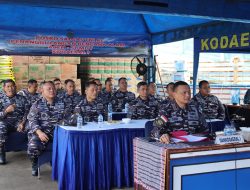 Dankodaeral I Ikuti Vicon Apel Komandan Satuan Dipimpin Kasal, Bahas Kesiapan TNI AL Dalam Penanggulangan Dampak Bencana di Aceh-Sumut