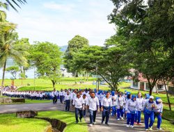 Kodaeral IX Gelar Olahraga Bersama Jelang HUT Armada RI Tahun 2025