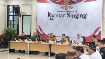 Kapolres Kuansing Tekankan Kesiapsiagaan Bencana dan Pengamanan Nataru dalam Rakor Forkopimda