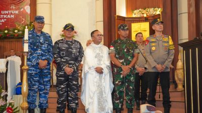Pastikan Ibadah dan Perayaan Natal Berjalan Aman, Dankodaeral dan Wadan Kodaeral IX Tinjau Langsung Gereja-Gereja