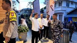 Danlanal Aru Turun Lapangan Cek Pengamanan Ibadah Natal 2025 di Kota Dobo