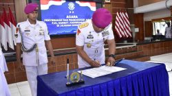 Dankodaeral X TNI AL Pimpin Penyerahan dan Pengukuhan Jabatan Strategis di Lingkungan Kodaeral X