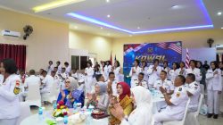 Dankodaeral IX Didampingi Ketua Kodaeral IX Gabungan Jalasenastri Koarmada RI Hadiri Tasyakuran Hari Jadi Korps Wanita TNI AL Ke-63