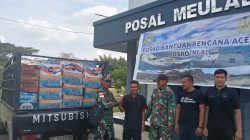 Lanal Sabang Distribusikan Bantuan Korban Banjir