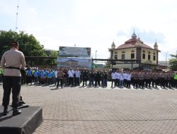 Polres Pelabuhan Tanjung Priok Gelar Apel Gabungan Potensi Masyarakat, Perkuat Sinergi Jaga Kamtibmas