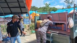 Lanal Sabang Terus Dukung Tugas Kemanusiaan di Wilayah Terdampak Banjir Bandang dan Longsor