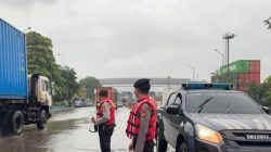 Polres Pelabuhan Tanjung Priok, Siaga Hadapi Genangan Air Dampak Hujan Lebat
