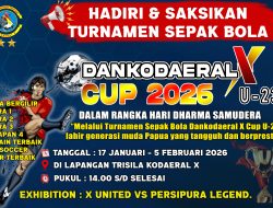 Saksikan Lahirnya Mutiara Baru Sepak Bola Papua di Dankodaeral X Cup 2026 U-23