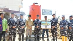 Danlanal Sibolga Dampingi Dankodaeral II Tinjau dan Serahkan Bantuan Sumur Bor di Tukka