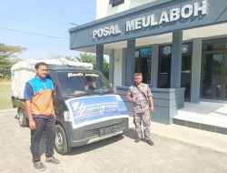 Pos TNI AL Meulaboh Salurkan Bantuan Kemanusiaan Bagi Korban Banjir di Kabupaten Tamiang