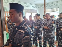 Lanal Simeulue Gelar Sholat Gaib dan Doa Bersama Untuk Prajurit Yonif IX Marinir