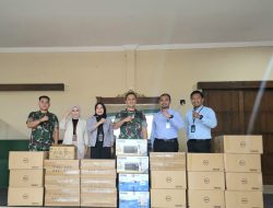 BRI Kanca Serang Berikan Dukungan Perangkat IT kepada Brigif 87