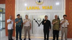 Perkuat Sinergitas Pengamanan Hayati dan Penegakan Hukum Laut, Lanal Nias Terima Audiensi Badan Karantina Indonesia