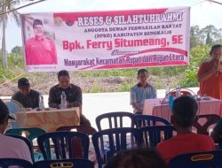 Anggota DPRD Bengkalis, Fraksi PDIP,  Very Situmeang Gelar Reses