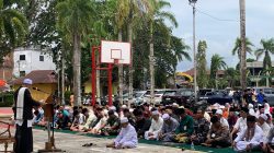 Shalat Istisqa Bersama, Danlanal Bintan dan Warga Tanjungpinang Memohon Hujan Untuk Bumi yang Kering