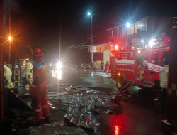 Empat Ruko Terbakar di Wonokerto Bantur, Dua Warga Alami Luka Bakar