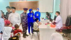 Lanal Bintan Gelar Bakti Sosial dan Cek Kesehatan Gratis di Desa Busung, Seri Kuala Lobam