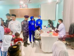 Lanal Bintan Gelar Bakti Sosial dan Cek Kesehatan Gratis di Desa Busung, Seri Kuala Lobam
