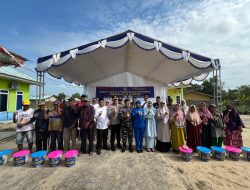 Lanal Bintan Gelar Bakti Sosial dan Cek Kesehatan Gratis di Desa Busung, Seri Kuala Lobam