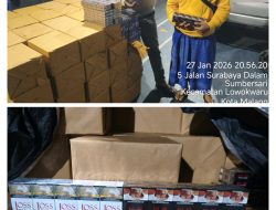 Patroli Malam Bea Cukai Malang Bongkar Peredaran 238 Ribu Batang Rokok Ilegal