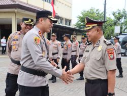 Upacara Kenaikan Pangkat Pengabdian Personel Polres Pelabuhan Tanjung Priok