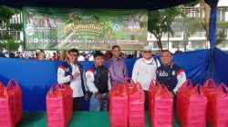 Berbagi di Bulan Ramadan, Puluhan Anak Yatim Terima Santunan