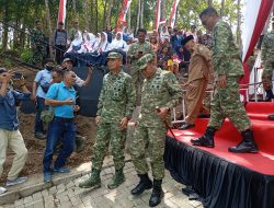 Presiden RI dan Kasad Luncurkan 200 Jembatan Garuda,Desa Ternyang Jadi Lokasi Launching di Malang