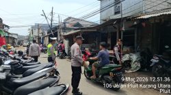 Patroli Siang Hari di Muara Angke, Polisi Antisipasi Curanmor dan Tawuran