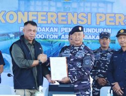Lanal Dumai Bersama Tim Satgas Gabungan TNI AL, Berhasil Gagalkan Penyelundupan 200 Ton Arang Bakau di Perairan Kepulauan Meranti
