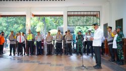 Wali Kota Bekasi Pimpin Apel Gabungan Tiga Pilar, Sampaikan Amanat Kapolri Jelang Pengamanan Arus Mudik