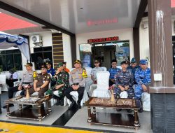 Prajurit Lanal Bintan Ikuti Apel Gelar Pasukan Operasi Ketupat Seligi 2026