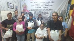 PWJU Bagikan Sembako Lebaran dari Nurwayah dalam Kegiatan Jumat Berkah di Koja