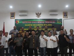 Kodim 0833 Gelar Komsos dan Halal Bihalal Bersama Tokoh Masyarakat dan Agama, Tangkal Hoaks dan Jaga Kondusivitas Kota Malang